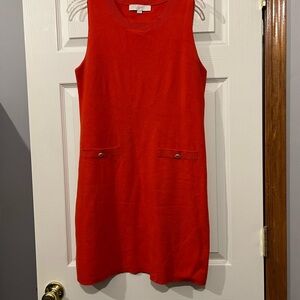 LOFT Bright Red Mini Dress